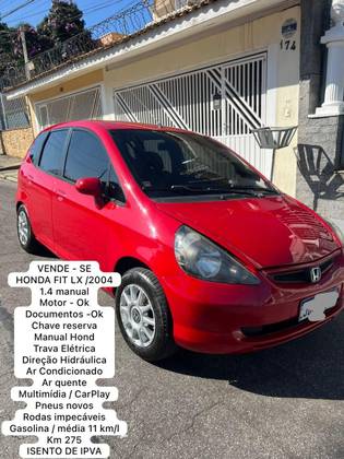 HONDA FIT 1.4 LXL 8V GASOLINA 4P MANUAL HONDA FIT 1.4 LXL 8V GASOLINA 4P MANUAL